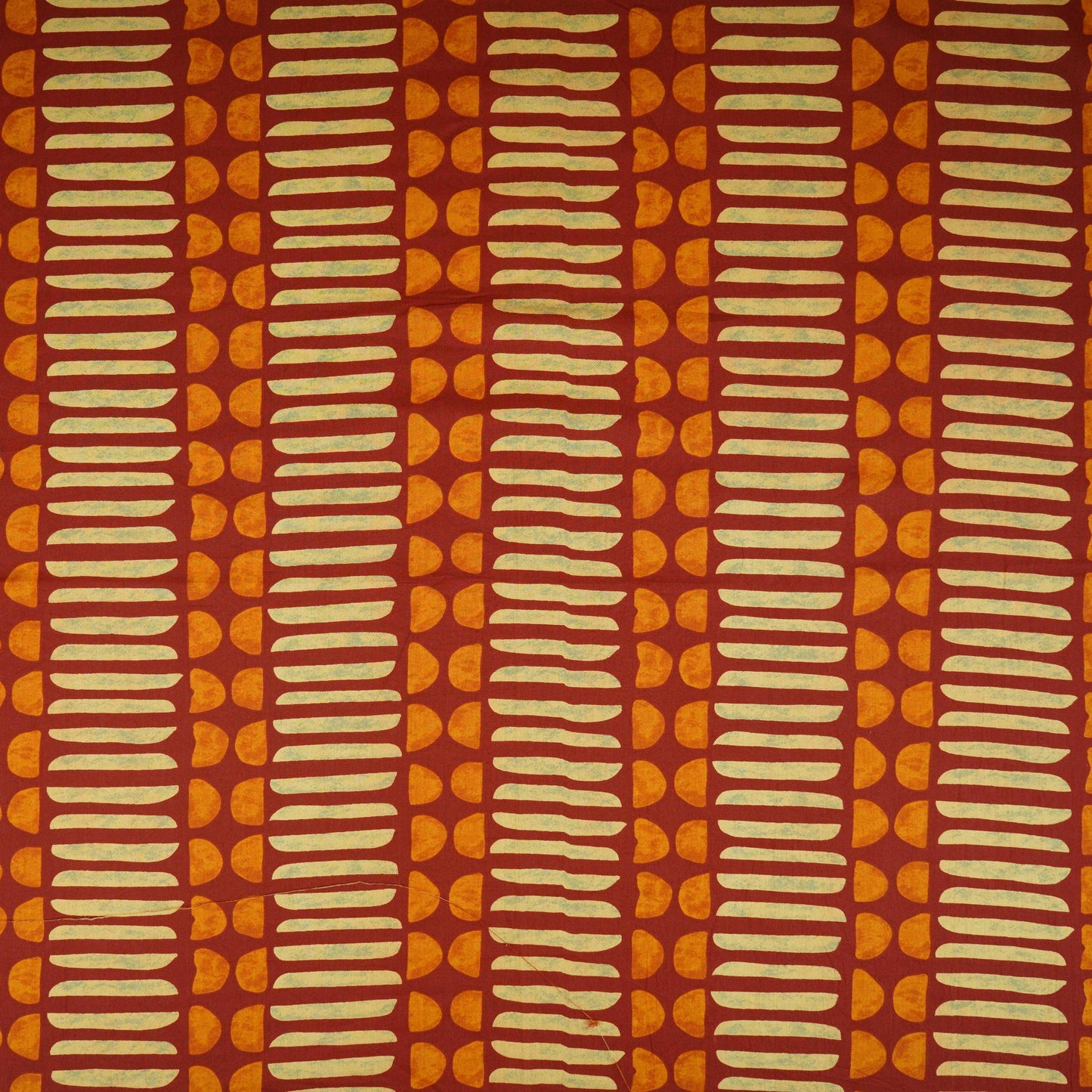 Maroon Abstract Print Cotton Fabric OG-30419