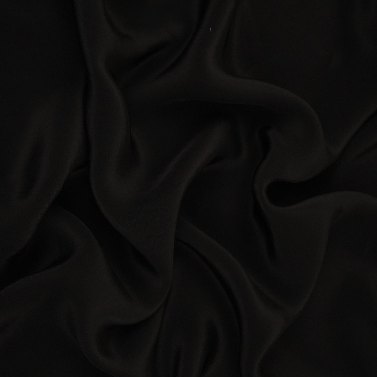 Black Solid Natural Crepe Fabric BSN-13