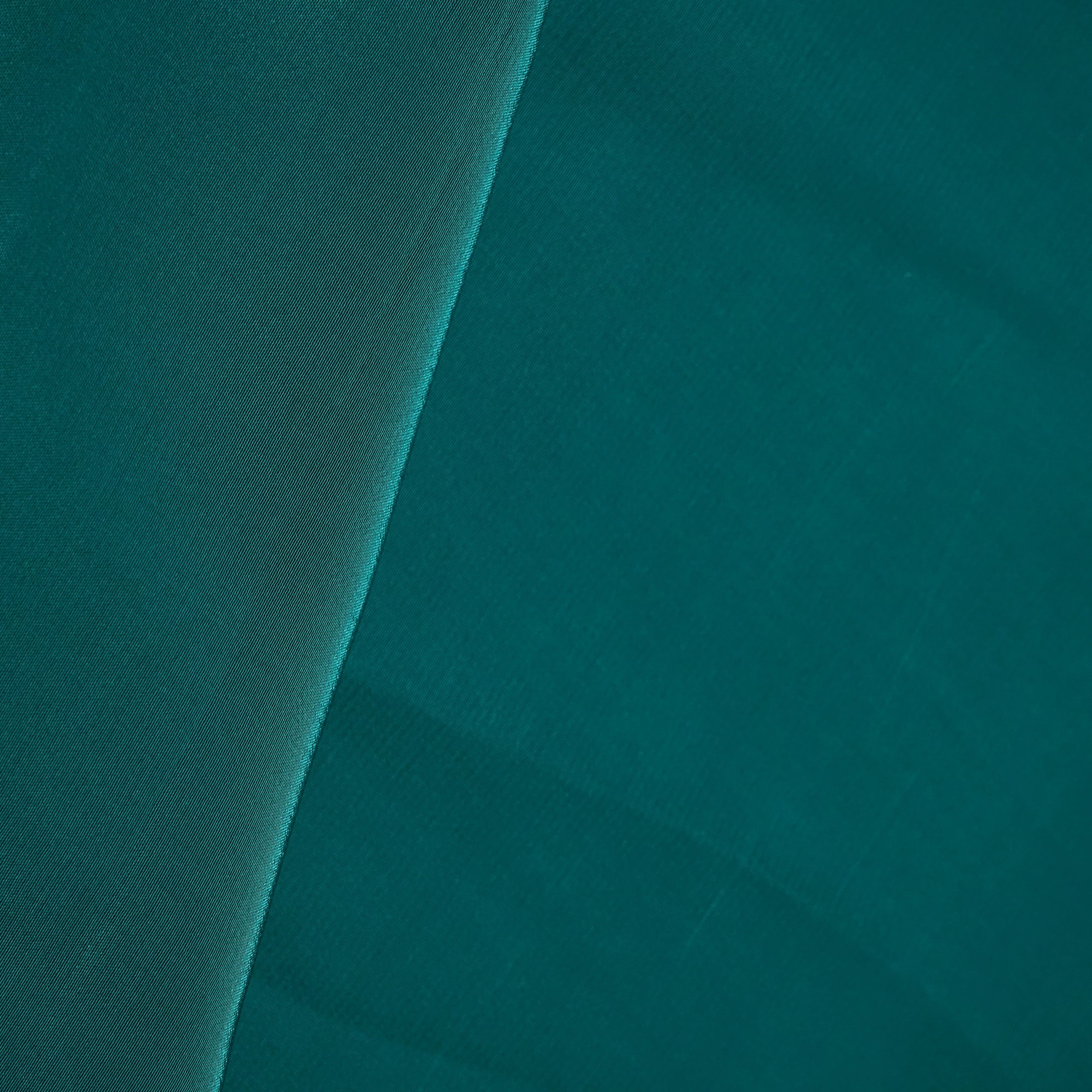 Bottle Green Solid Natural Crepe Fabric