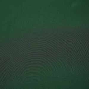 Dark Green Solid Natural Crepe Fabric