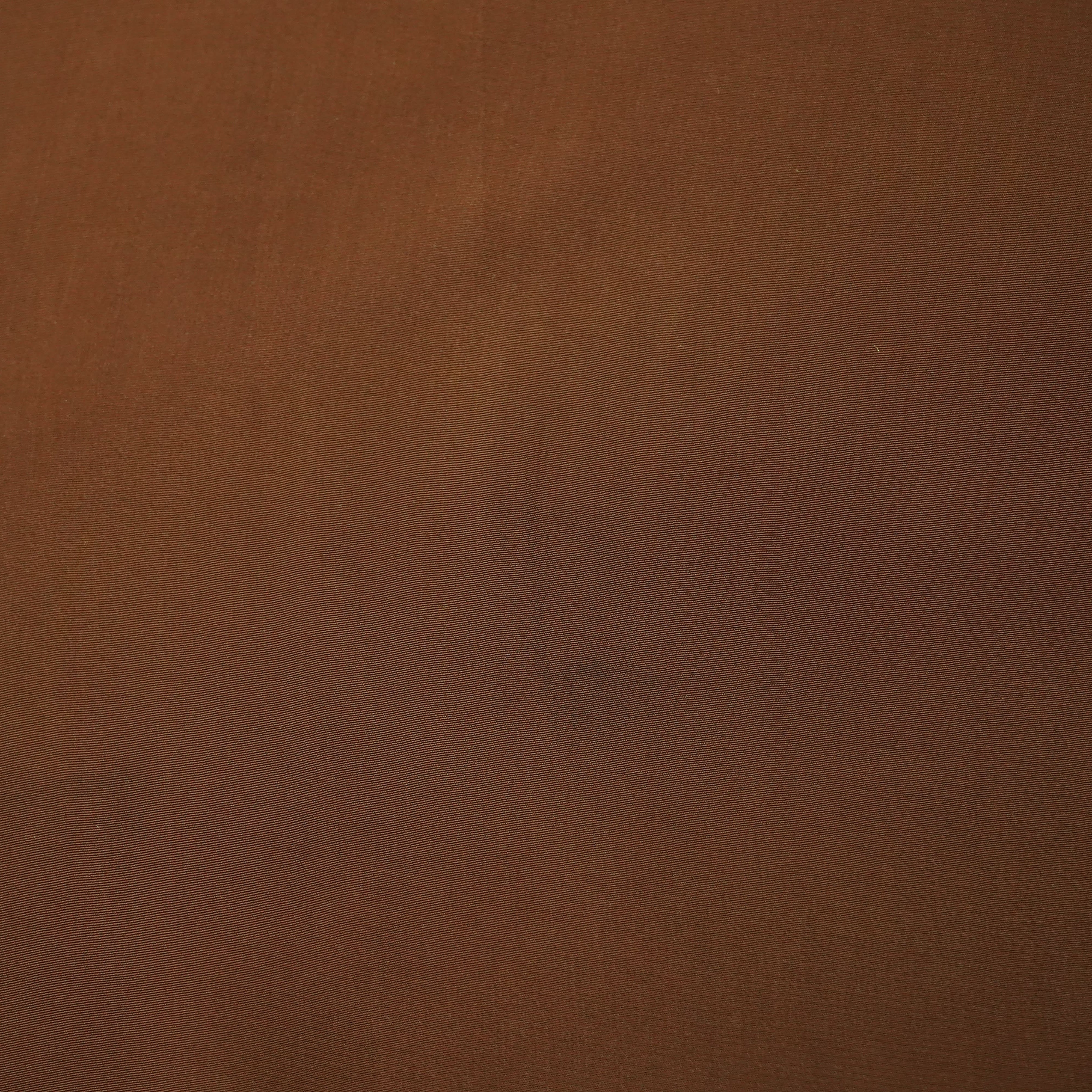 Brown Solid Natural Crepe Fabric