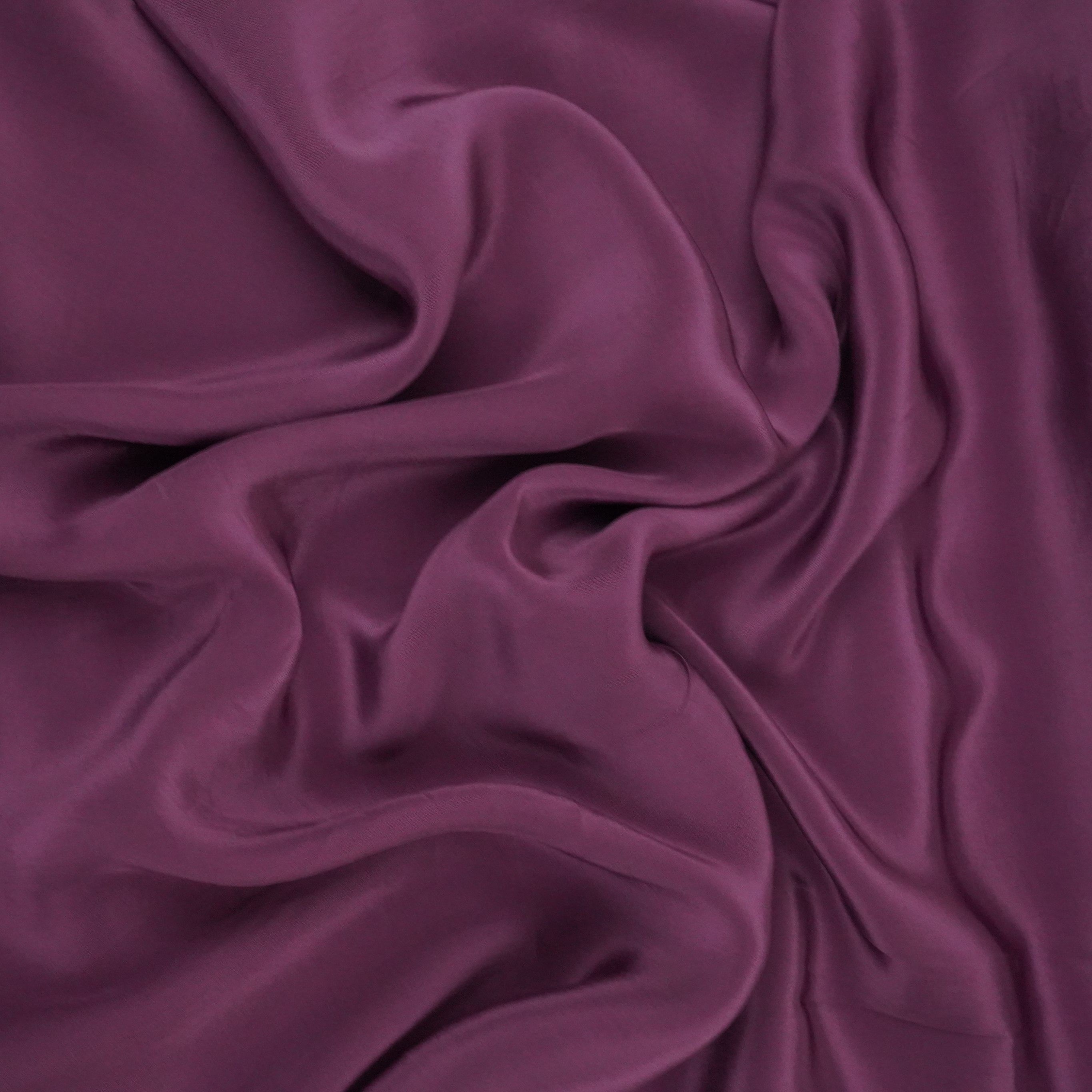 Purple Solid Natural Crepe Fabric BSN-09 - TradeUNO