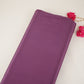 Purple Solid Natural Crepe Fabric BSN-09