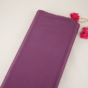 Purple Solid Natural Crepe Fabric BSN-09 - TradeUNO