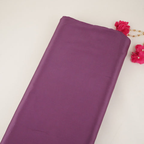 Purple Solid Natural Crepe Fabric BSN-09