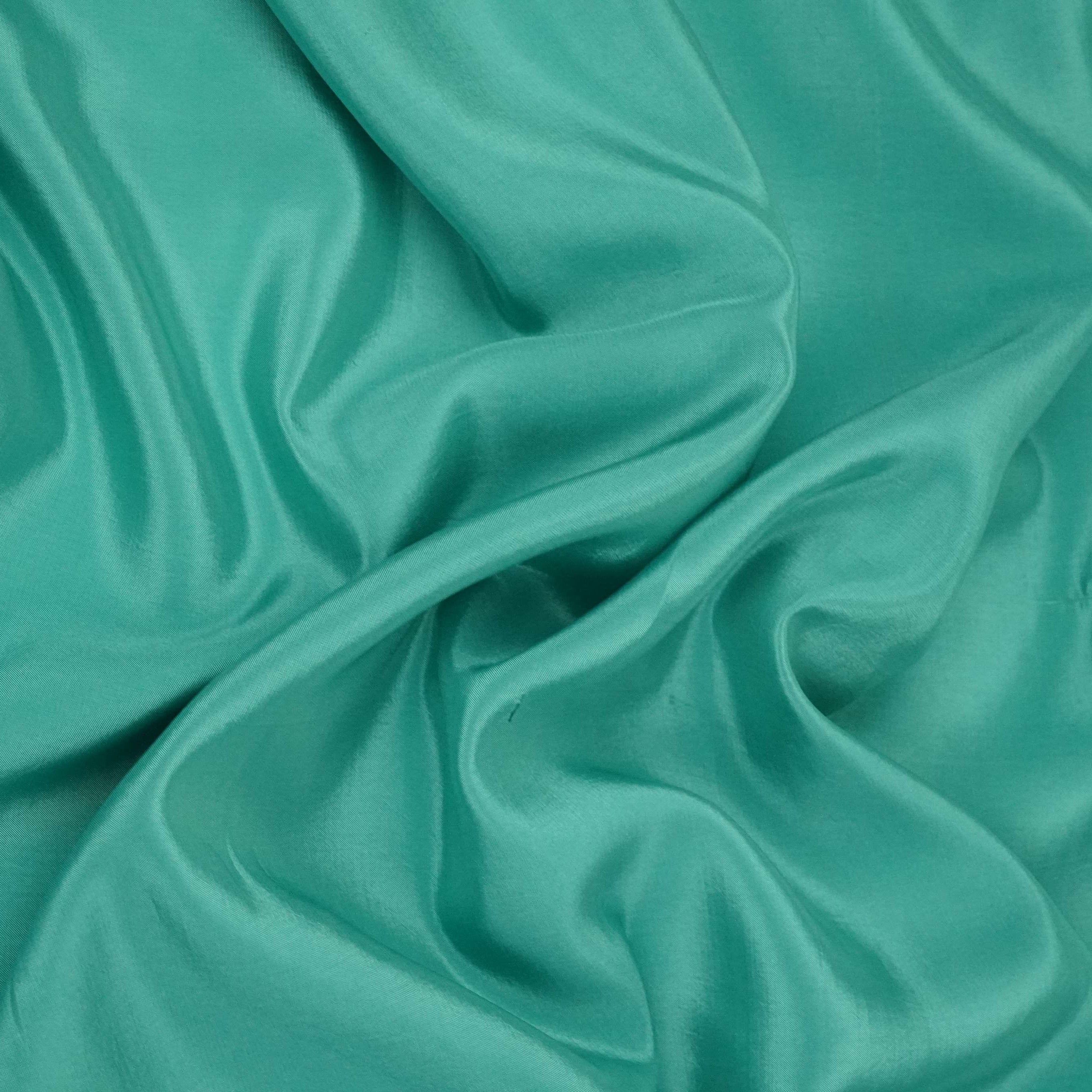 Sky Blue Solid H.O Silk Fabric MFH-17 - TradeUNO