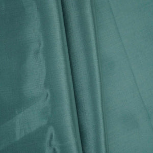 Teal Blue Solid H.O Silk Fabric MFH-26 - TradeUNO