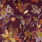 Purple Floral Print Cotton Fabric OG-30412