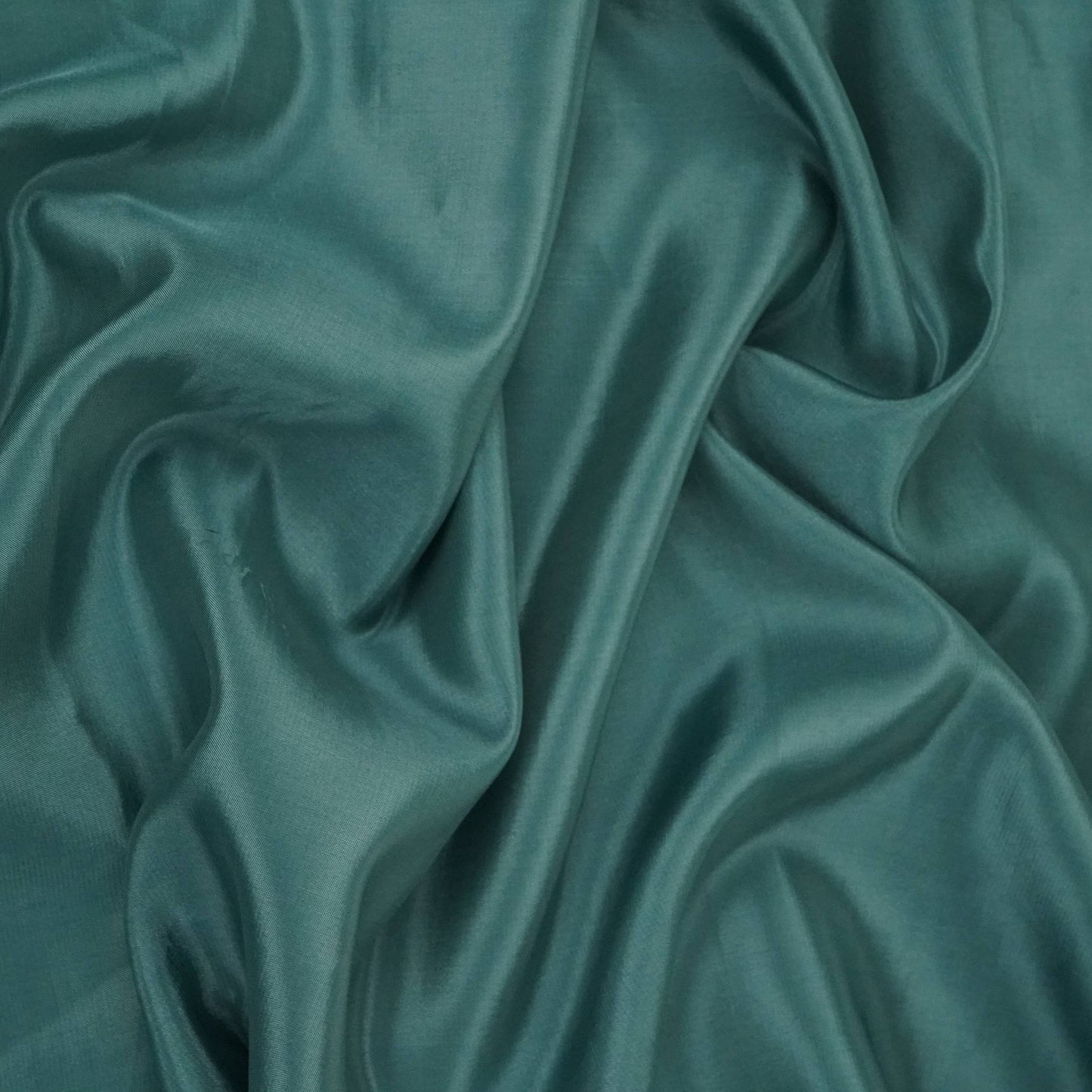 Teal Blue Solid H.O Silk Fabric MFH-26