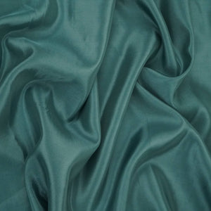 Teal Blue Solid H.O Silk Fabric MFH-26 - TradeUNO