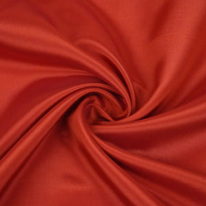 Dark Rust Orange Solid H.O Silk Fabric MFH-10 - TradeUNO