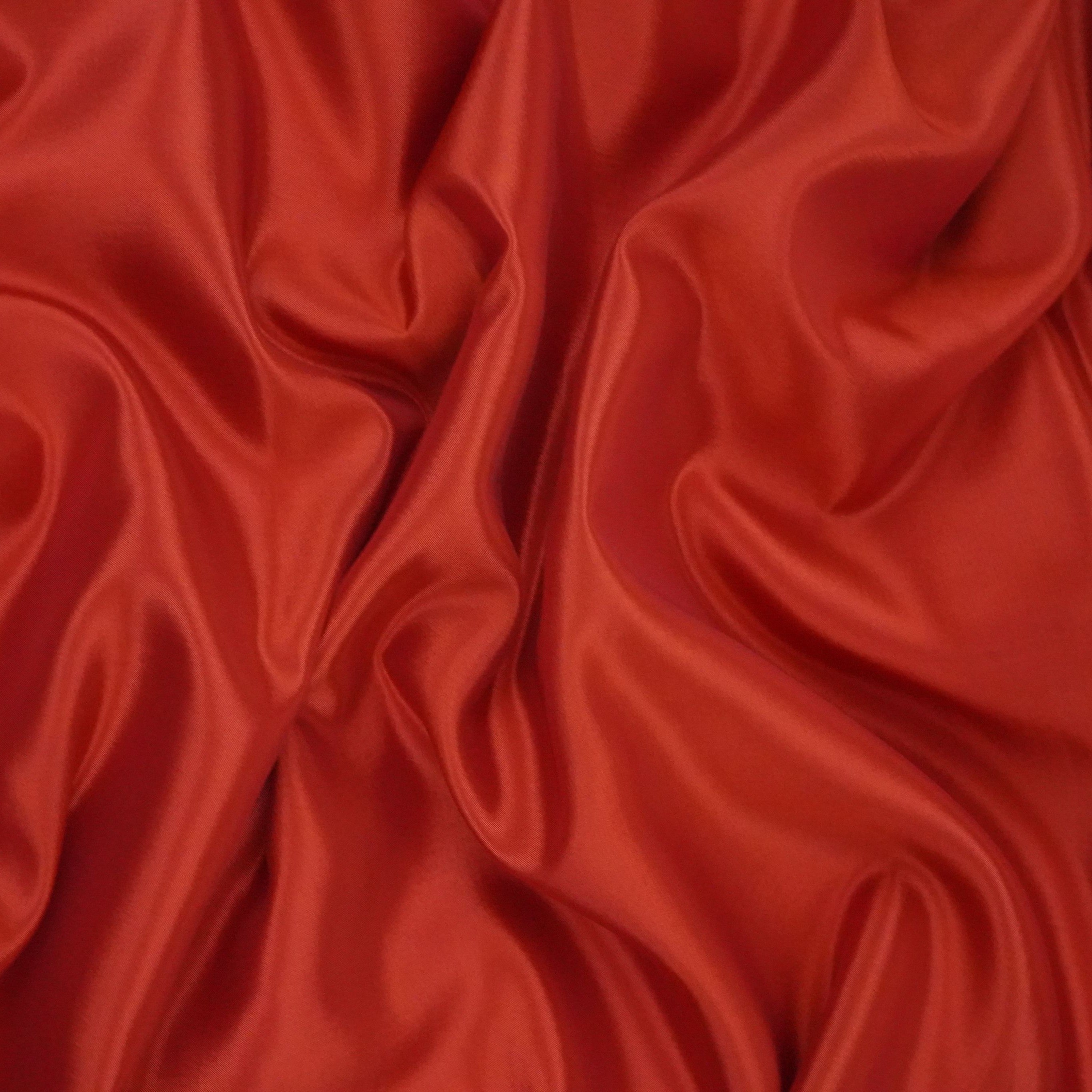 Dark Rust Orange Solid H.O Silk Fabric MFH-10 - TradeUNO