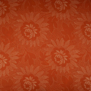 Brown Bandhani Print Cotton Fabric OG-30410 - TradeUNO