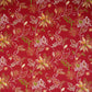 Red Floral Print Cotton Fabric OG-30411