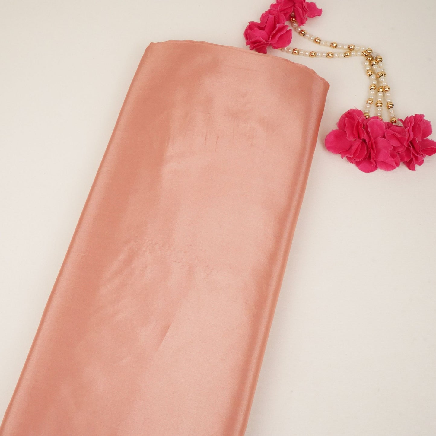 Rose Pink Solid H.O Silk Fabric MFH-18