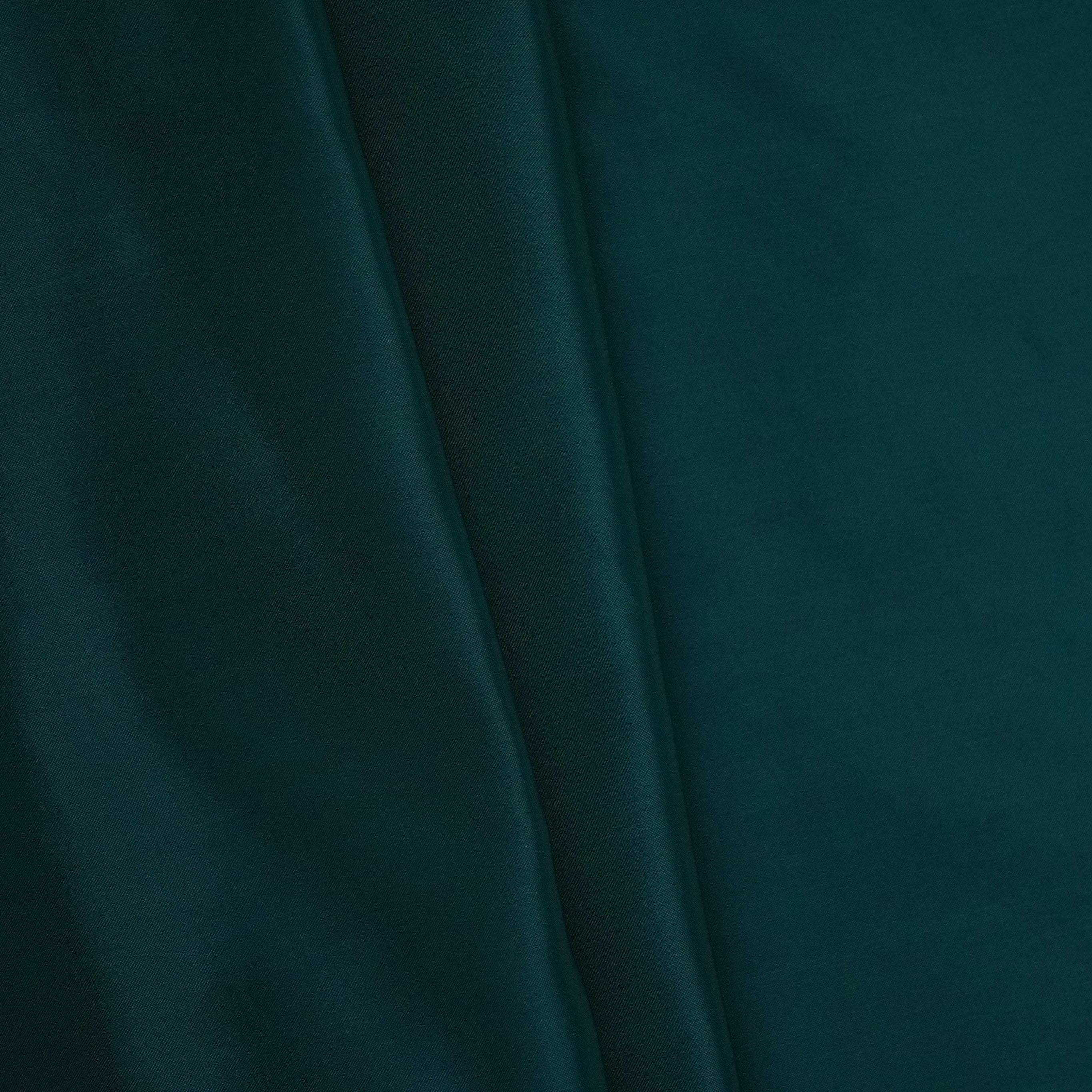 Teal Green Solid H.O Silk Fabric MFH-08 - TradeUNO