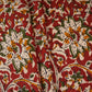 Red Kalamkari Print Cotton Fabric OG-30306