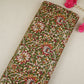 Green Kalamkari Print Cotton Fabric OG-30304 - TradeUNO