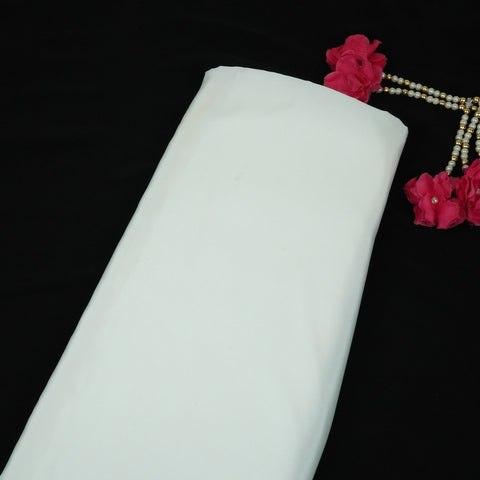 White Solid H.O Silk Fabric MFH-02