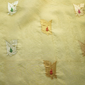 Gold Buti Banarasi Jacquard Tissue Fabric