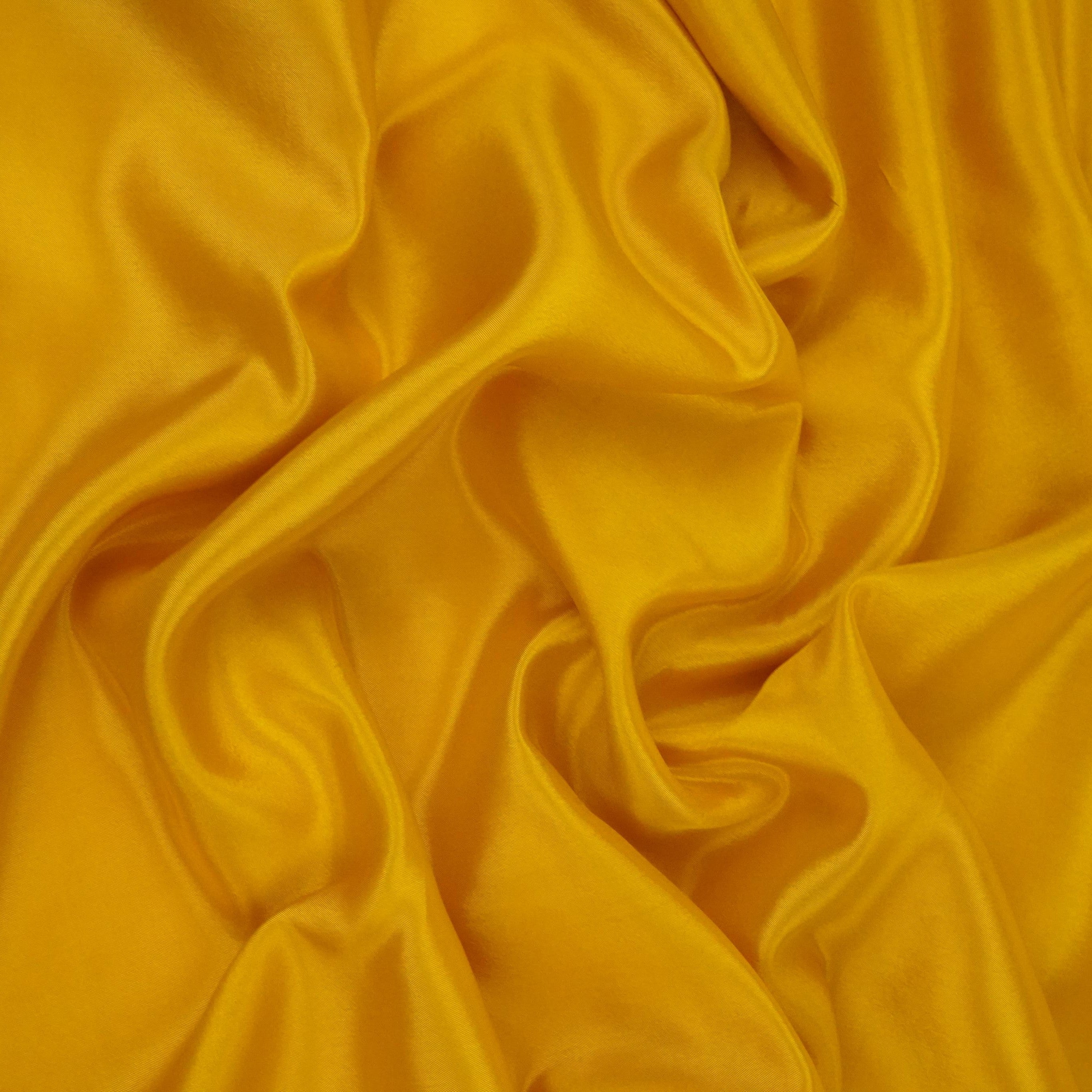Yellow Solid H.O Silk Fabric MFH-01 - TradeUNO