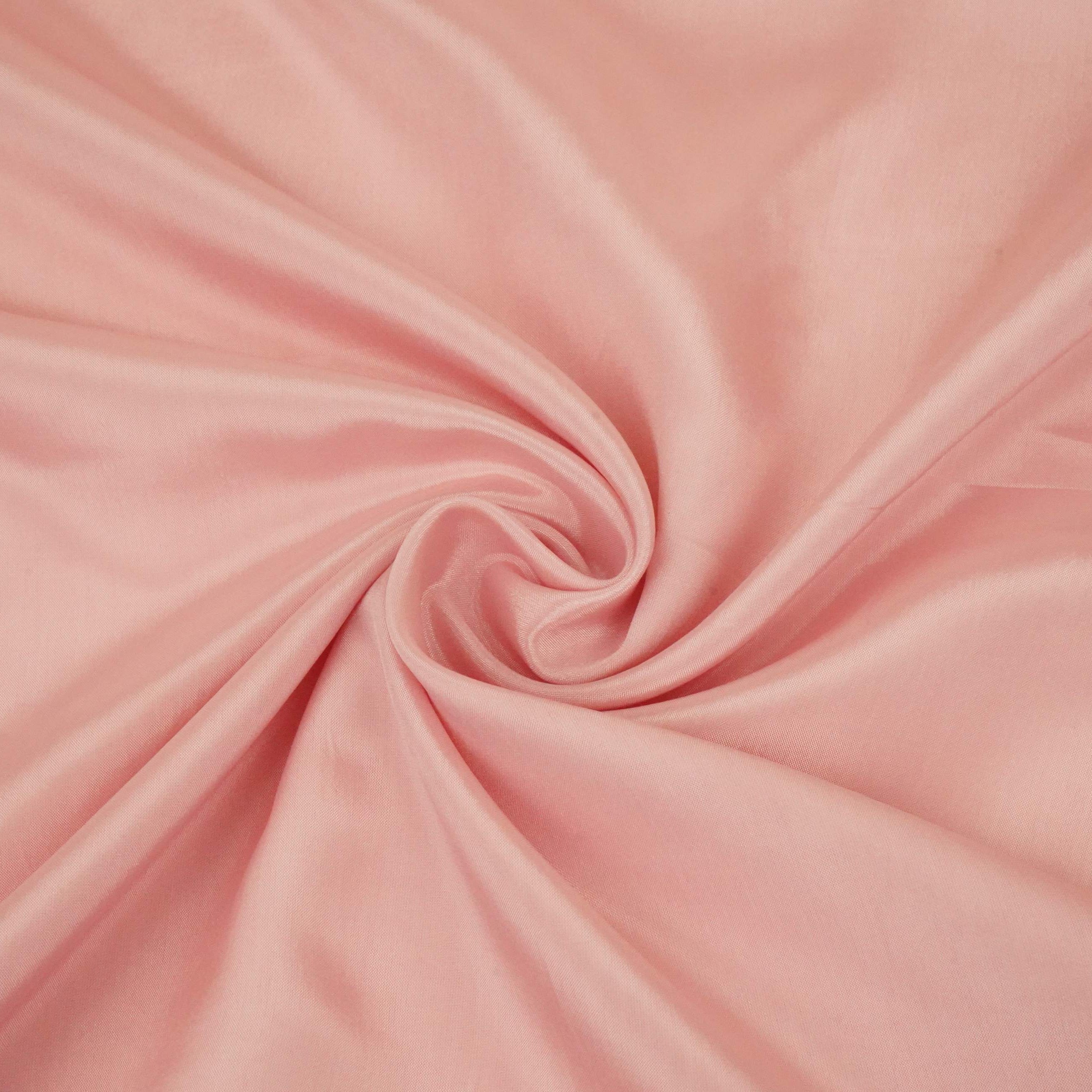 Baby Pink Solid H.O Silk Fabric MFH-16 - TradeUNO
