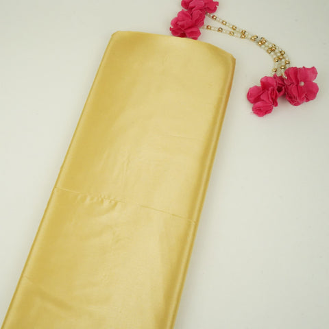 Beige Solid H.O Silk Fabric MFH-05