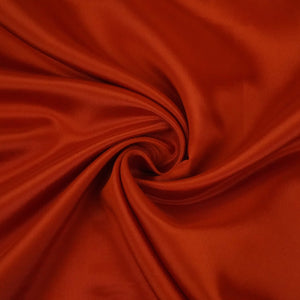 Rust Orange Solid H.O Silk Fabric MFH-09 - TradeUNO