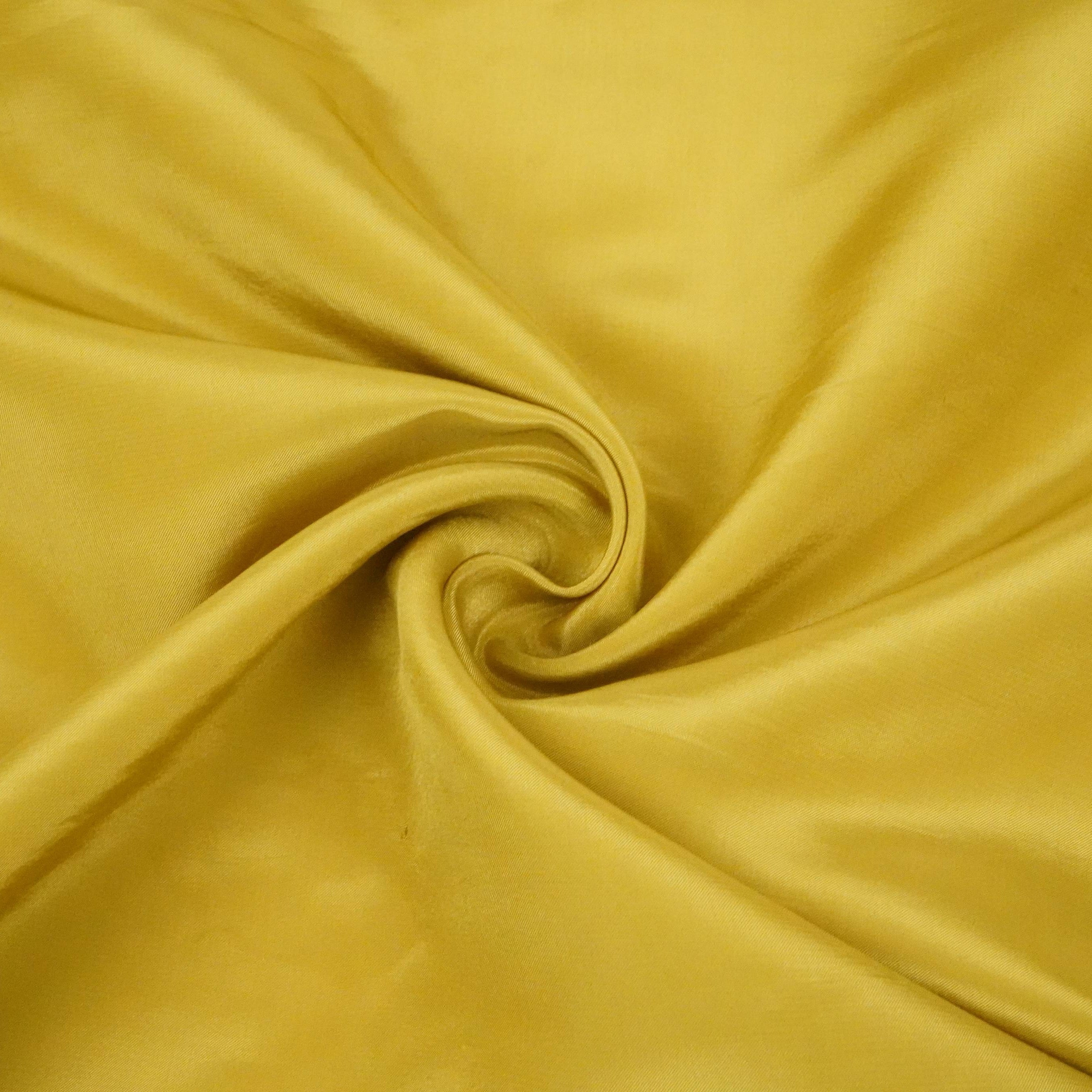 Antique Gold Solid H.O Silk Fabric MFH-27 - TradeUNO