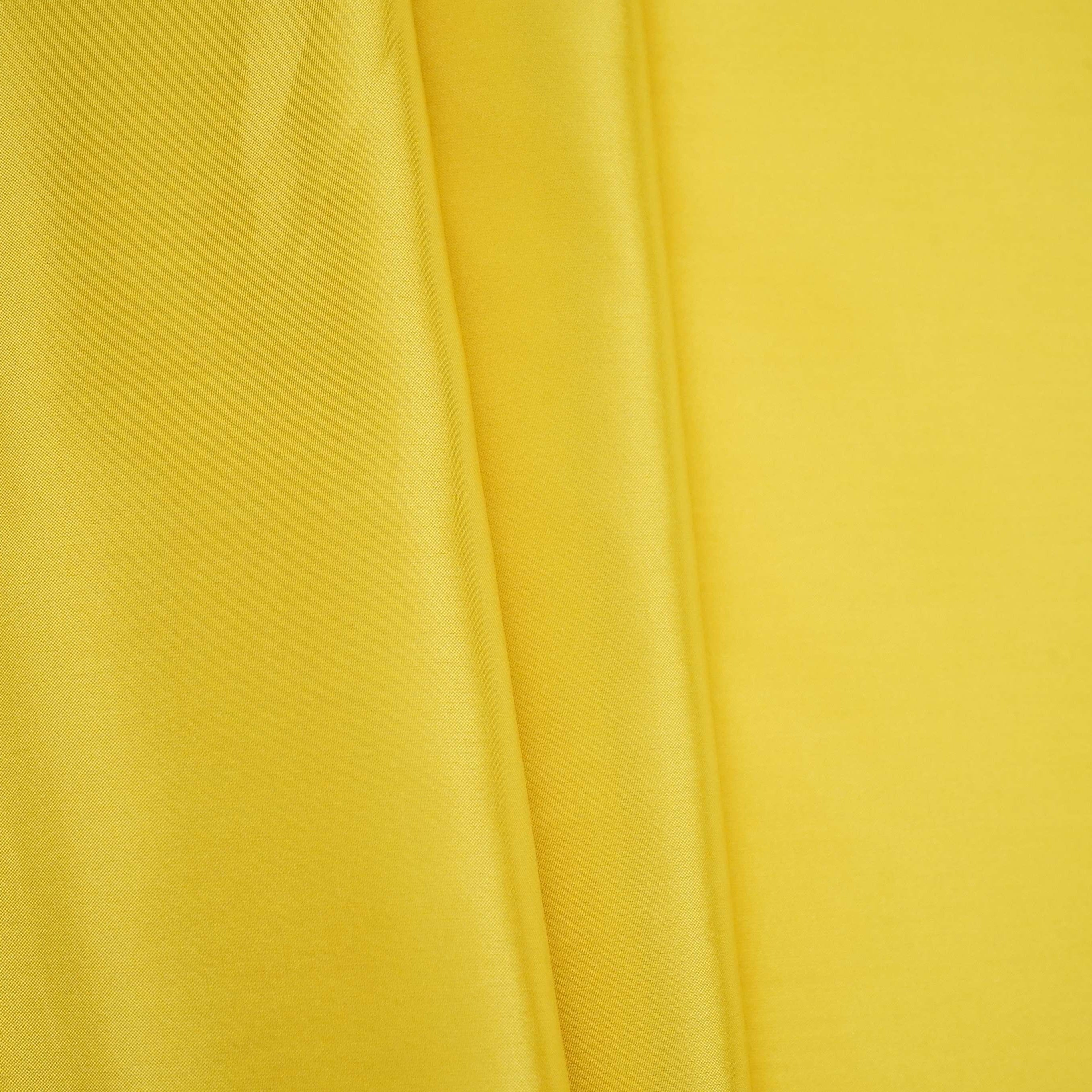 Lemon Green Solid H.O Silk Fabric MFH-23 - TradeUNO