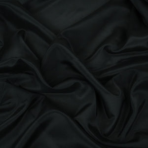 Black Solid H.O Silk Fabric MFH-03 - TradeUNO