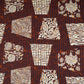 Purple & White Batik Print Cotton Fabric OG-30324
