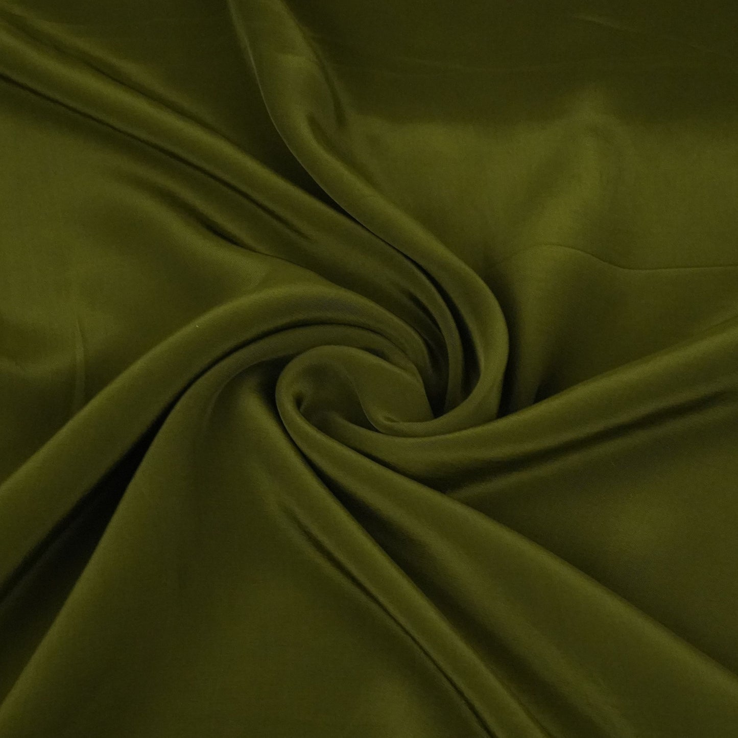 Mehendi Green Solid Natural Crepe Fabric BSN-04