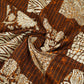 Brown & White Batik Print Cotton Fabric OG-30322