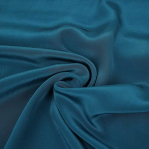 Blue Solid Natural Crepe Fabric BSN-12 - TradeUNO