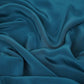 Blue Solid Natural Crepe Fabric BSN-12