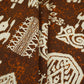 Brown & White Batik Print Cotton Fabric OG-30321