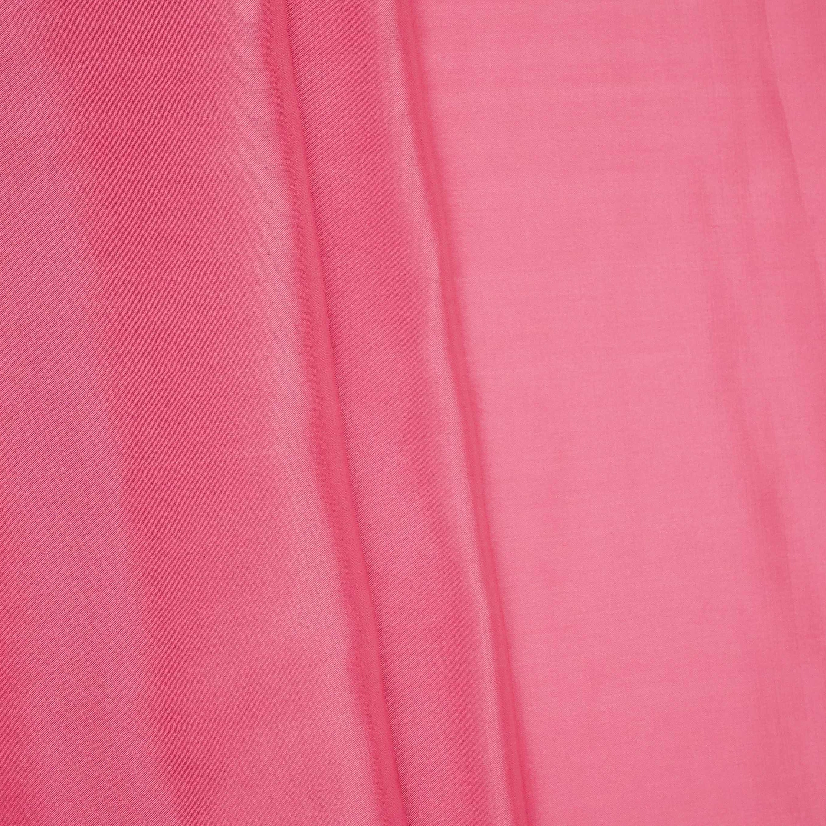 Pink Solid H.O Silk Fabric MFH-24 - TradeUNO