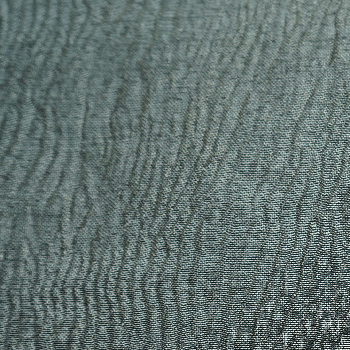 Black Shimmer Crushed Tissue Fabric