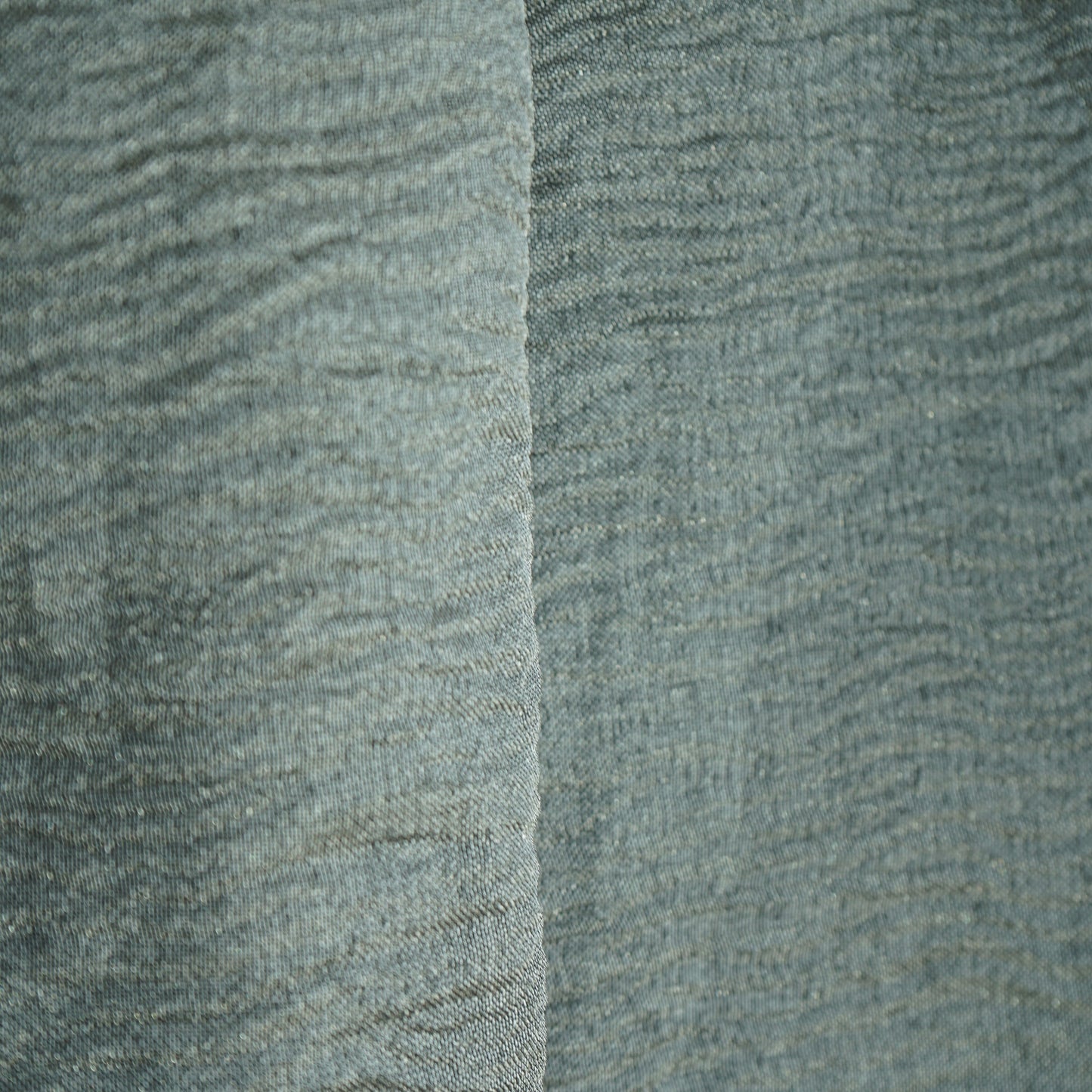 Black Shimmer Crushed Tissue Fabric