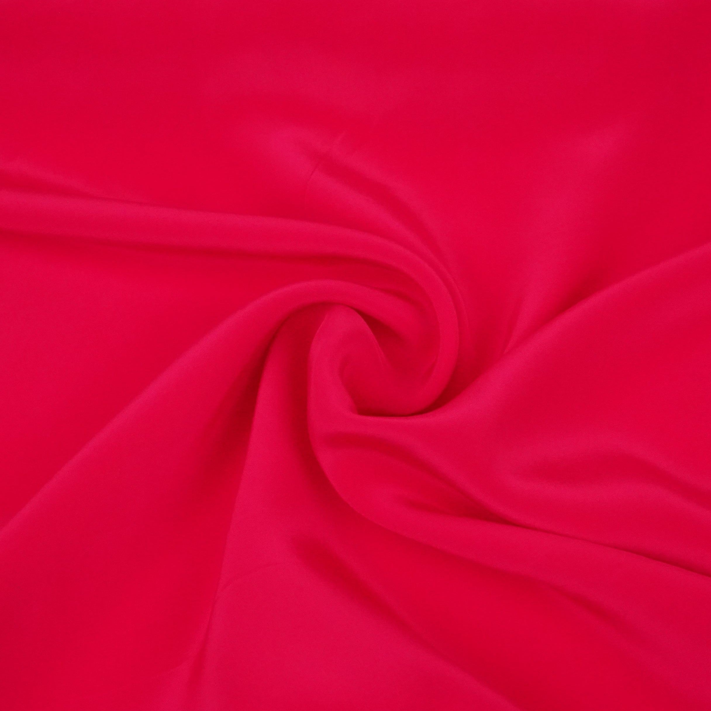 Magenta Pink Solid Natural Crepe Fabric BSN-05 - TradeUNO