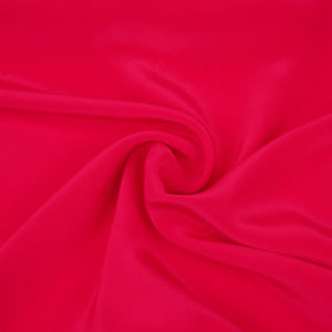 Magenta Pink Solid Natural Crepe Fabric BSN-05 - TradeUNO