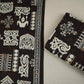 Black & White Batik Print Cotton Fabric OG-30317