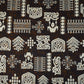 Black & White Batik Print Cotton Fabric OG-30317