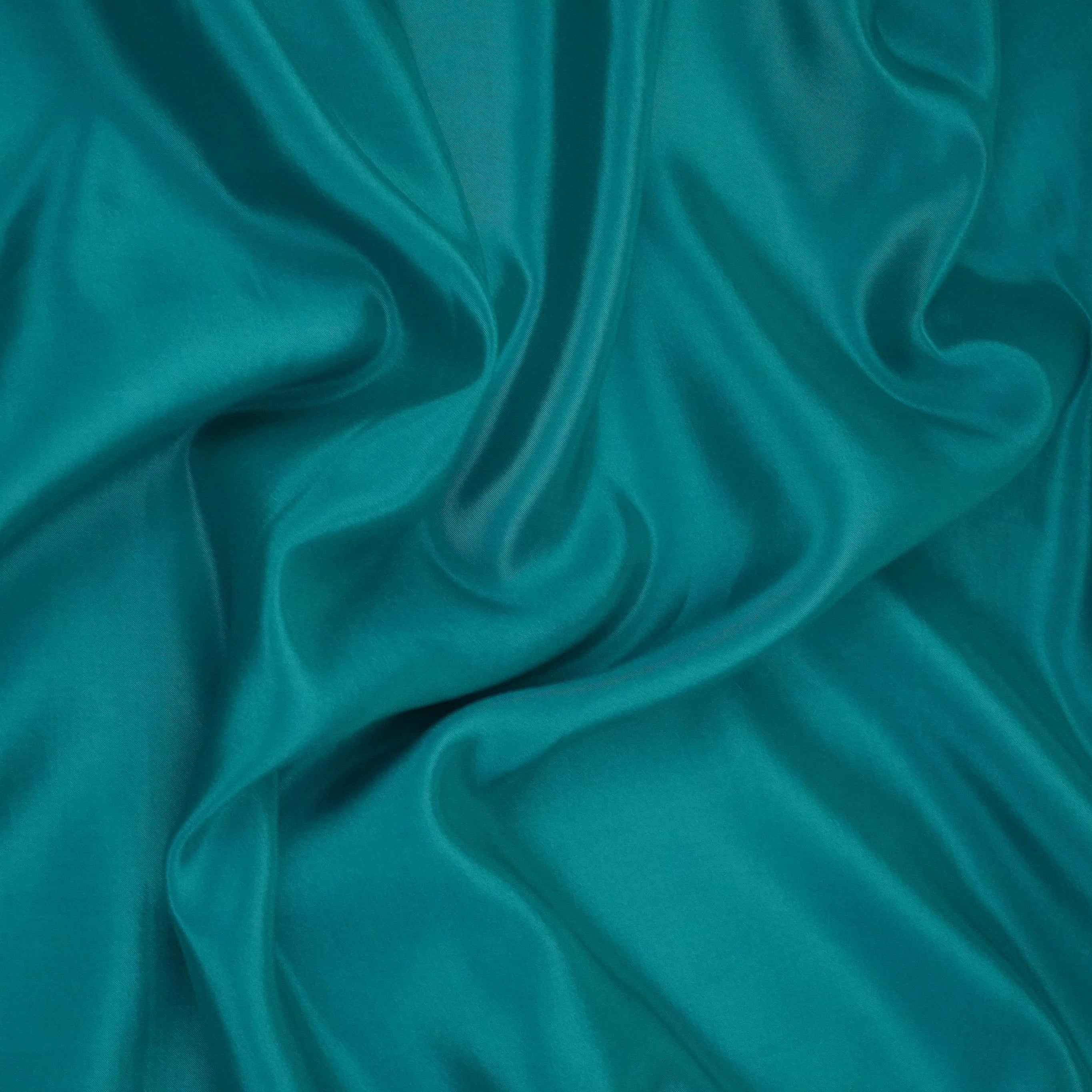 Firozi Green Solid H.O Silk Fabric MFH-11 - TradeUNO
