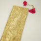 Light Gold Solid Zari Crush Fabric VCL-32267