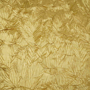 Light Gold Solid Zari Crush Fabric VCL-32267 - TradeUNO