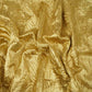 Light Gold Solid Zari Crush Fabric VCL-32267