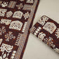 Purple & White Batik Print Cotton Fabric OG-30323