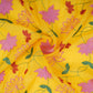 Mustard Yellow floral jaal embroidery Malai Chanderi Fabric SNTF-32227